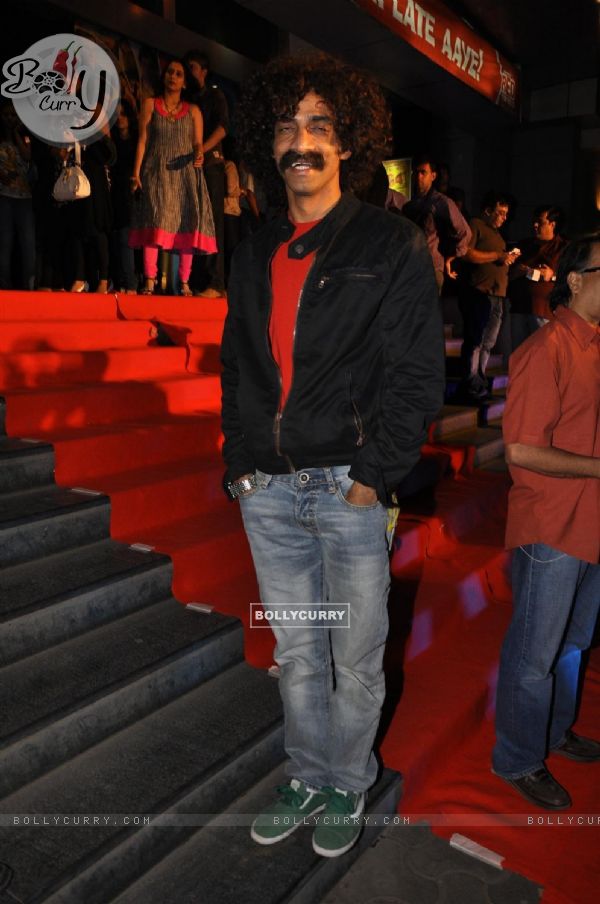 Makrand Deshpande at Premiere of film "Chaalis Chauraasi" in Cinemax, Mumbai
