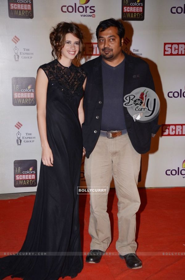 Kalki and Anurag Kashyap at the Red Carpet of Colors Screen Awards
