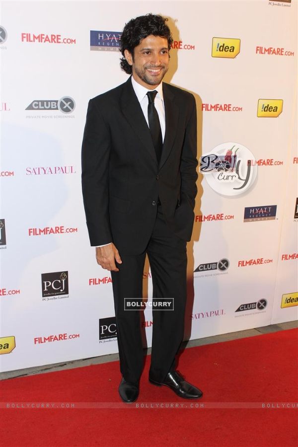 Farhan Akhtar at 57th Filmfare Awards 2011 Nominations Party at Hotel Hyatt Regency in Mumbai