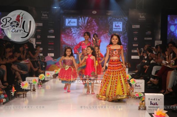 Kids walks the ramp at India Kids Fashion Week 2012 Grand Finale at Hotel Lalit Intercontinental