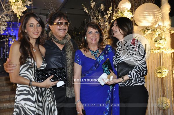 Sanjay Khan with wife grace Sunaina Roshan's Birthday Bash