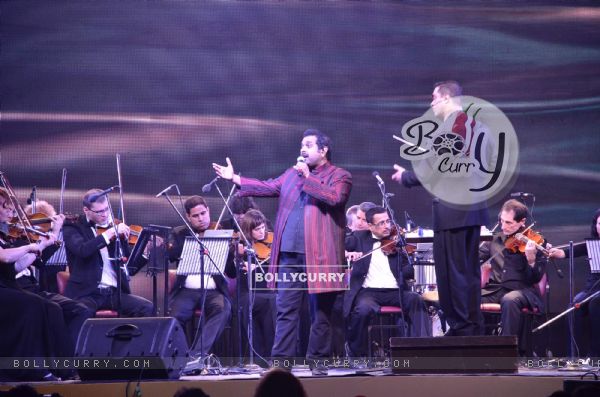 Shankar Mahadeven concert with Symphony Orchestra of India at RWITC