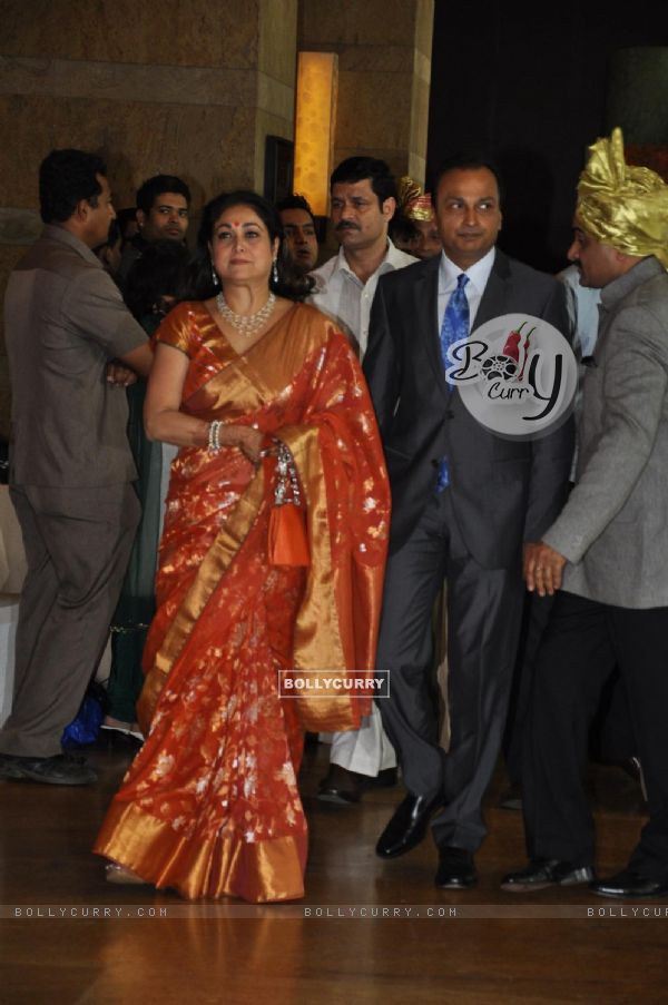 Anil & Tina Ambani grace Ritesh Deshmukh & Genelia Dsouza wedding bash in Mumbai
