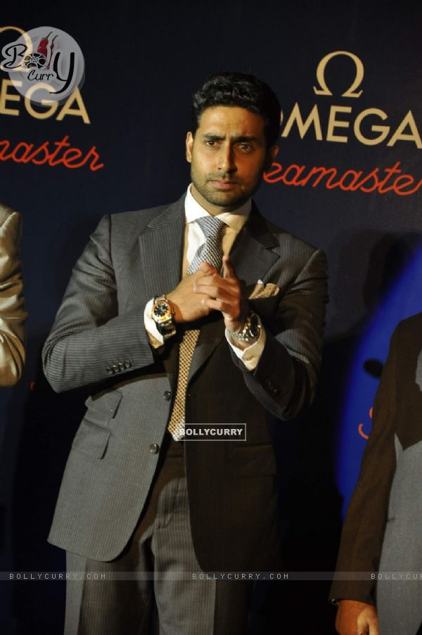 Abhishek Bachchan at Omega watch launch, JW Marriott, Mumbai. .