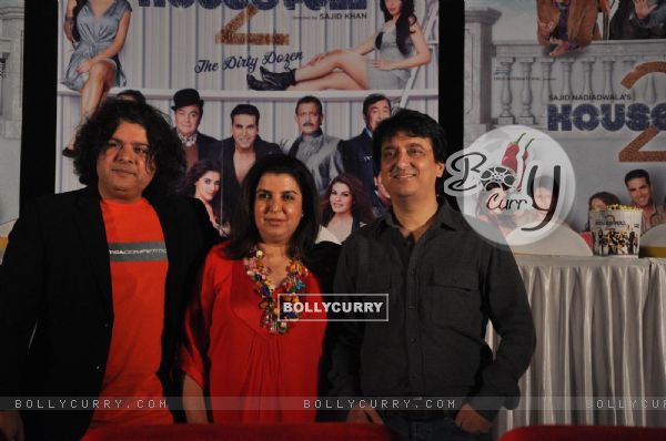 Sajid & Farah Khan at First look launch of 'Housefull 2'