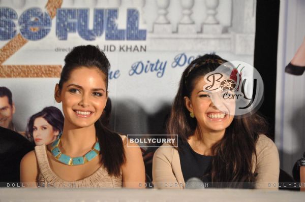 Shazahn Padamsee & Jacqueline at First look launch of 'Housefull 2'