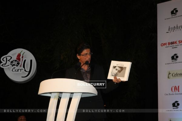 Shah Rukh Khan at Launch of Devdas dialogue book at Mehboob Studios in Bandra, Mumbai