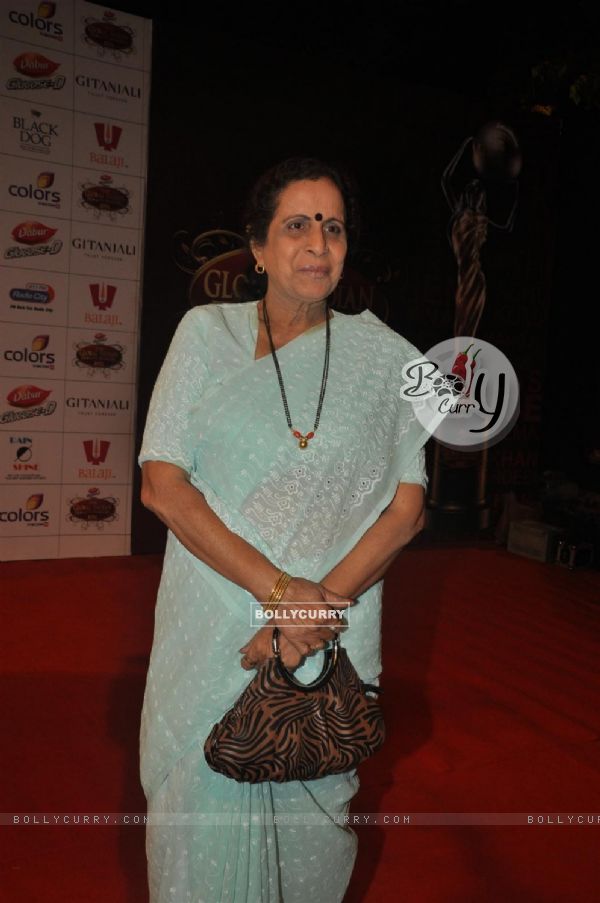 Usha Nadkarni at Global Indian Film & TV Honours Awards 2012