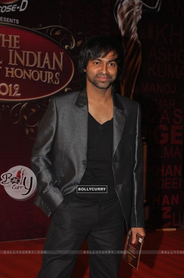 Pitobash Tripathy at Global Indian Film & TV Honours Awards 2012