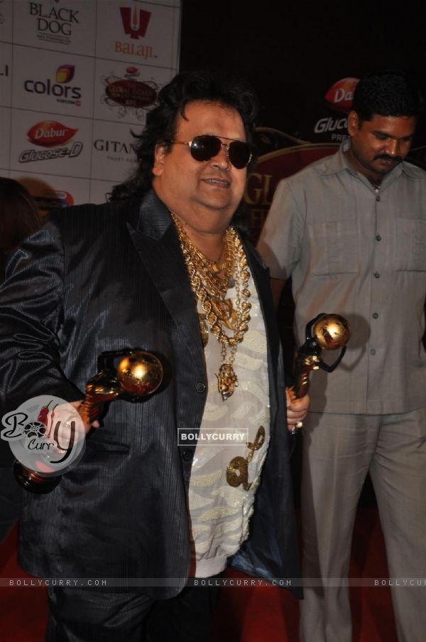 Bappi Lahiri at Global Indian Film & TV Honours Awards 2012