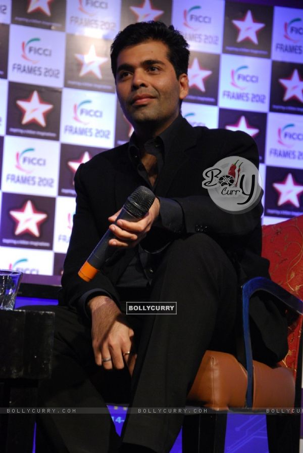 Ranbir Kapoor and Imtiaz Ali at at FICCI-Frames Seminar with Karan Johar at the FICCI FRAMES 2012 at Hotel Renaissance in Powai, Mumbai