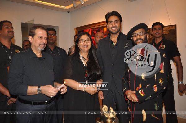 Abhishek Bachchan at Paresh Maity's art event. .