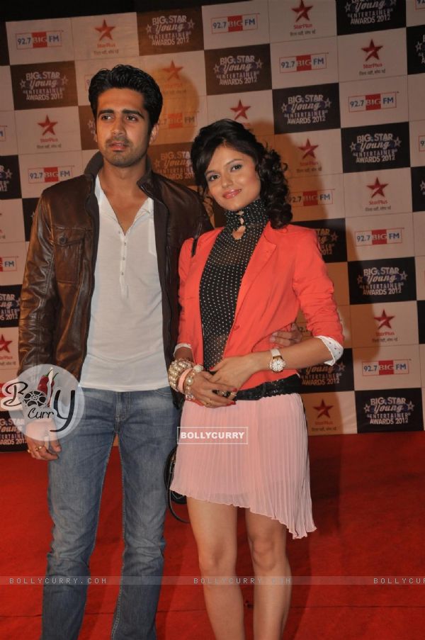 Avinash Sachdev & Rubina Dilaik at BIG STAR Young Entertainer Awards 2012
