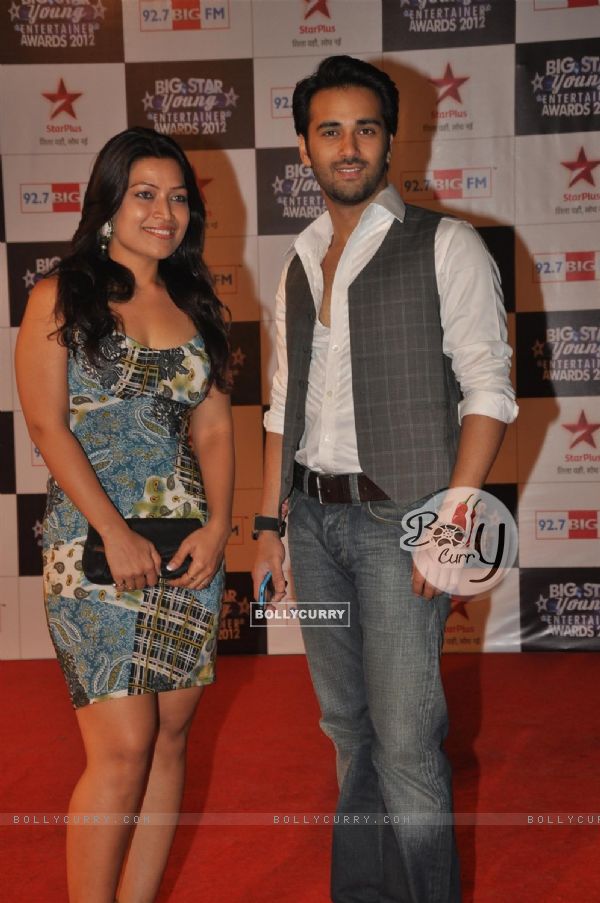 Pulkit Samrat & Amita Pathak at BIG STAR Young Entertainer Awards 2012