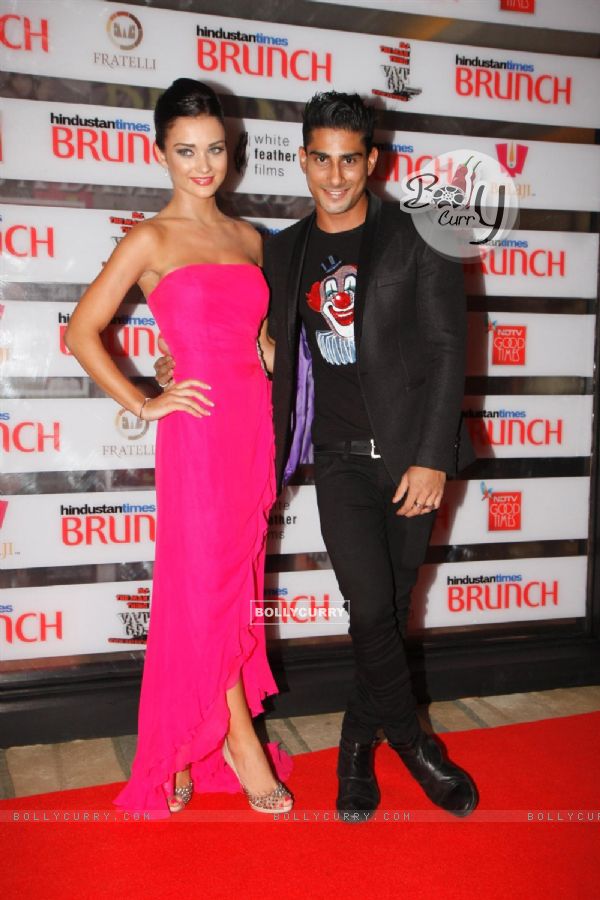 Prateik Babbar and Amy at Hindustan Times Brunch Dialogues event at Hotel Taj Lands End in Mumbai