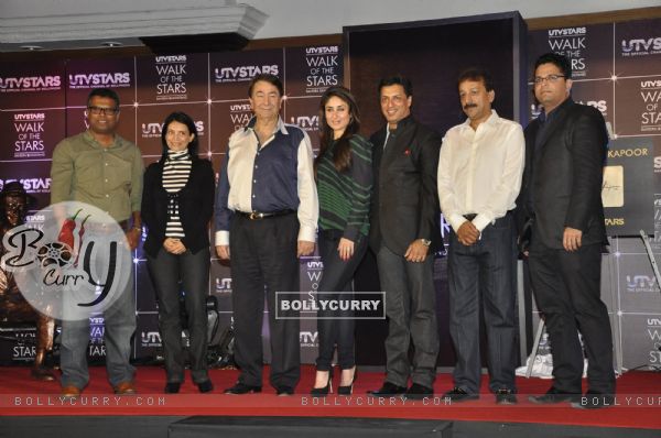 Kareena Kapoor, Randhir Kapoor and Madhur Bhandarkar unveil UTV 'Walk of the Stars'