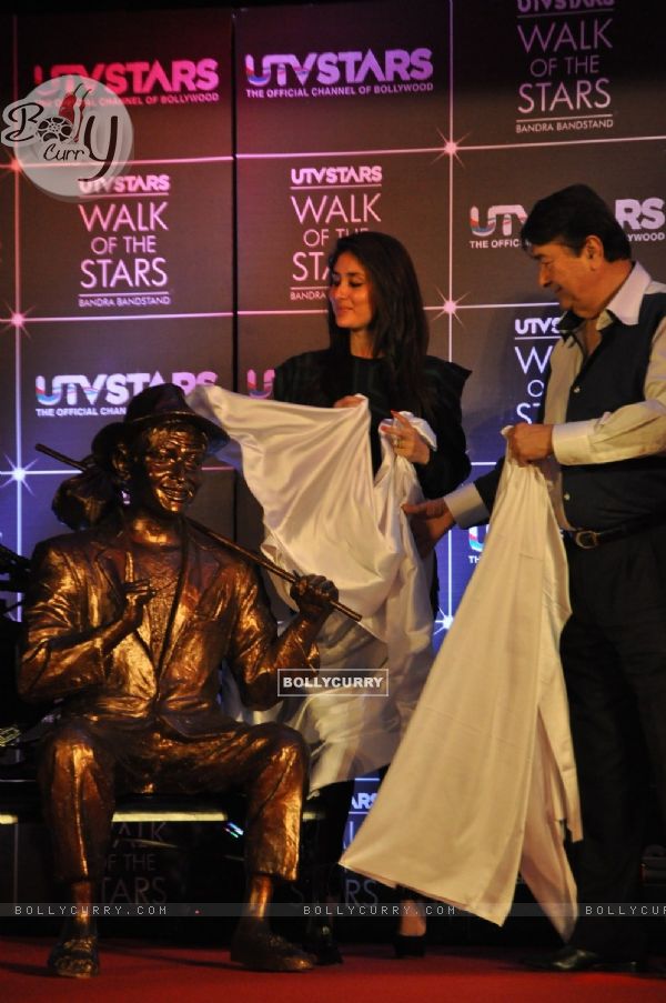 Kareena, Randhir and Madhur unveil UTVSTARS' 'Walk Of The Stars'