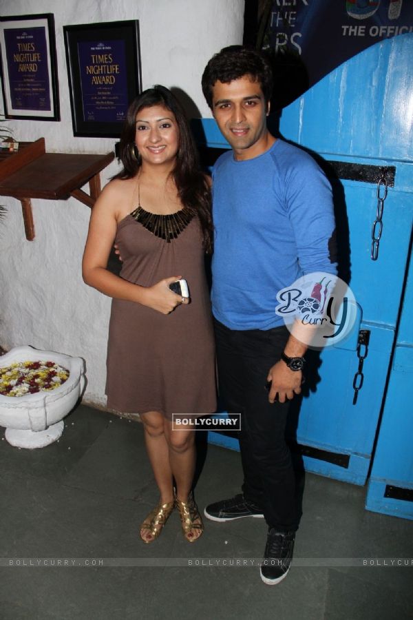 Juhi Parmar and Sachin Shroff at UTV Stars Walk of the Stars after party
