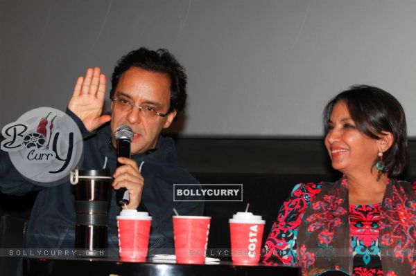 Shabana Azmi, Sudhir Mishra, Vidhu Vinod Chopra, Amol Palekar at film KHAMOSH special show at PVR Cinemas in Mumbai