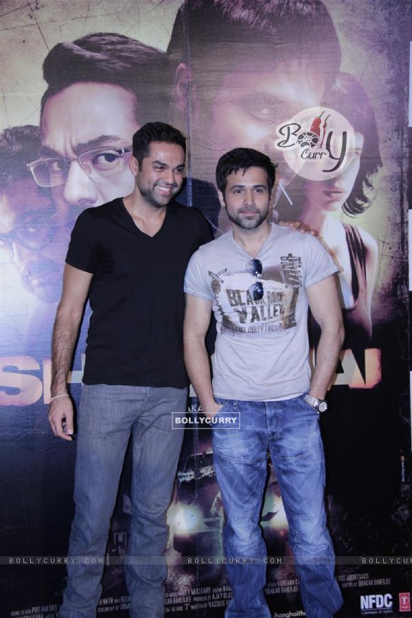 Abhay Deol and Emraan Hashmi at First look launch of 'Shanghai' (193132)