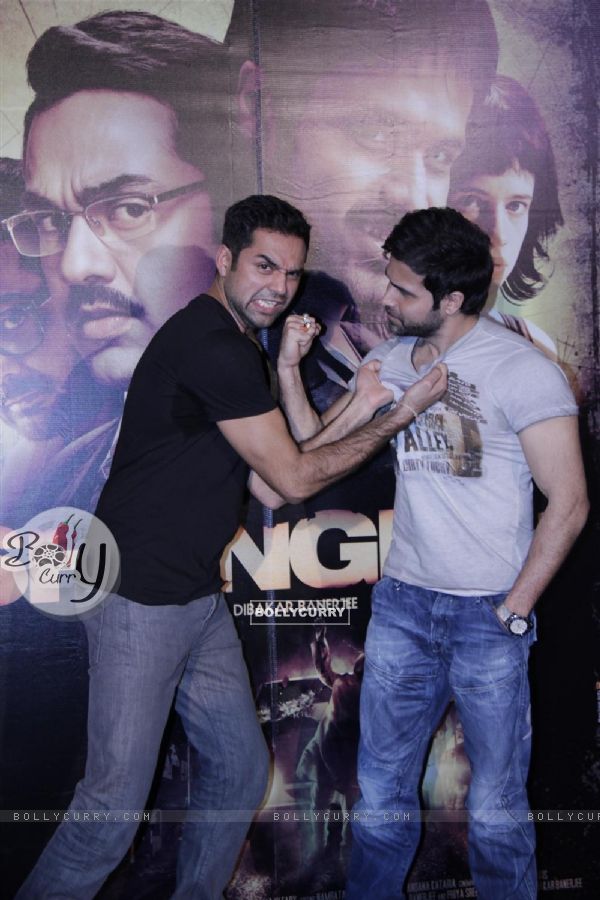 Abhay Deol and Emraan Hashmi at First look launch of 'Shanghai' (193134)