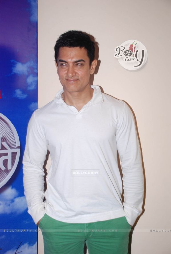 Aamir Khan at Satyamev Jayate press meet in Mumbai. .