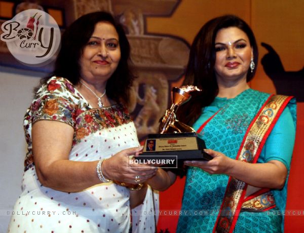Geeta Shah and Rakhi Sawant at Dr. Ambedkar Awards