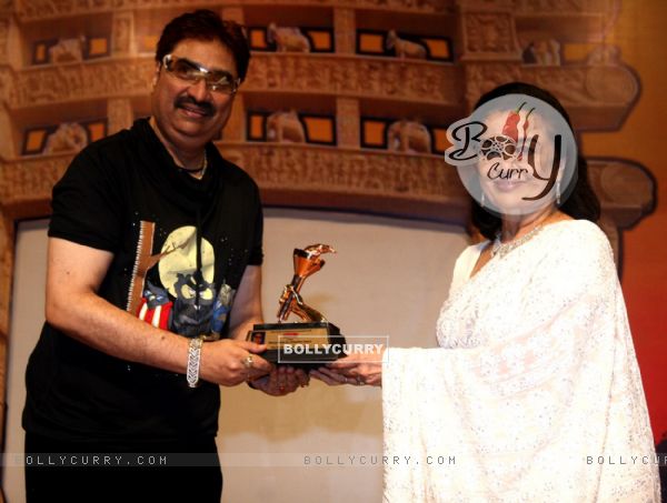 Kumar Sanu and Asha Parekh at Dr. Ambedkar Awards