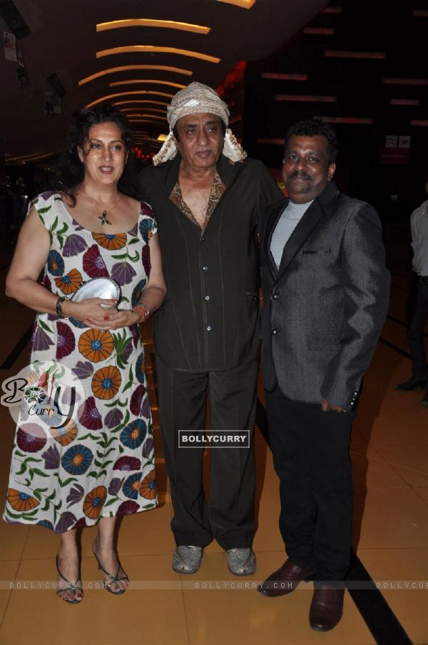Ranjeet at Premiere of Kannad film 'Parie' at Cinemax