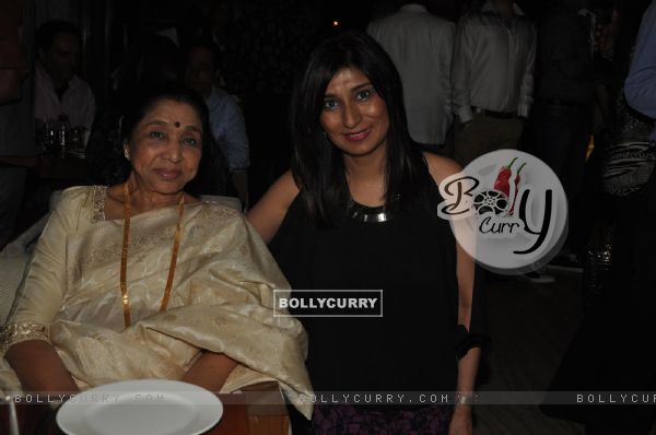 Asha Bhosle at Poonam Dhillon Birthday Bash