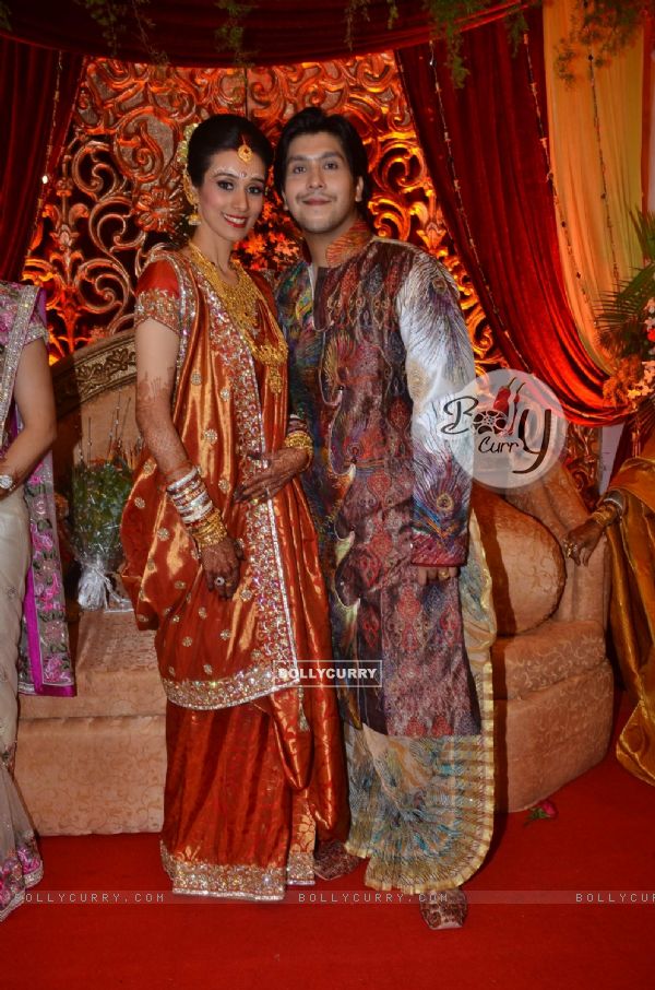 Bappa Lahiri and Taneesha Verma at their Wedding Reception