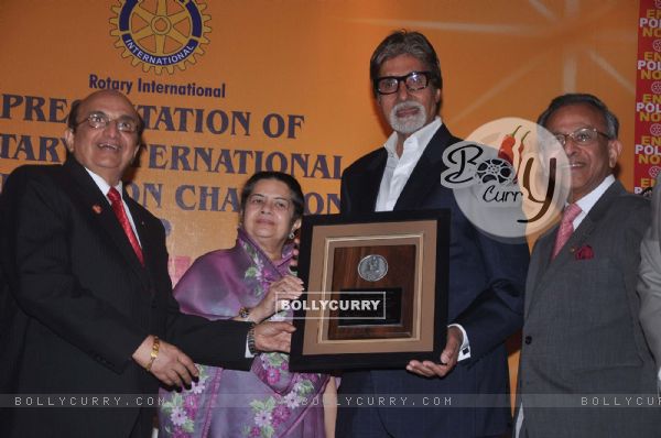 Amitabh Bachchan attends the Polio Eradication Champion Award ceremony