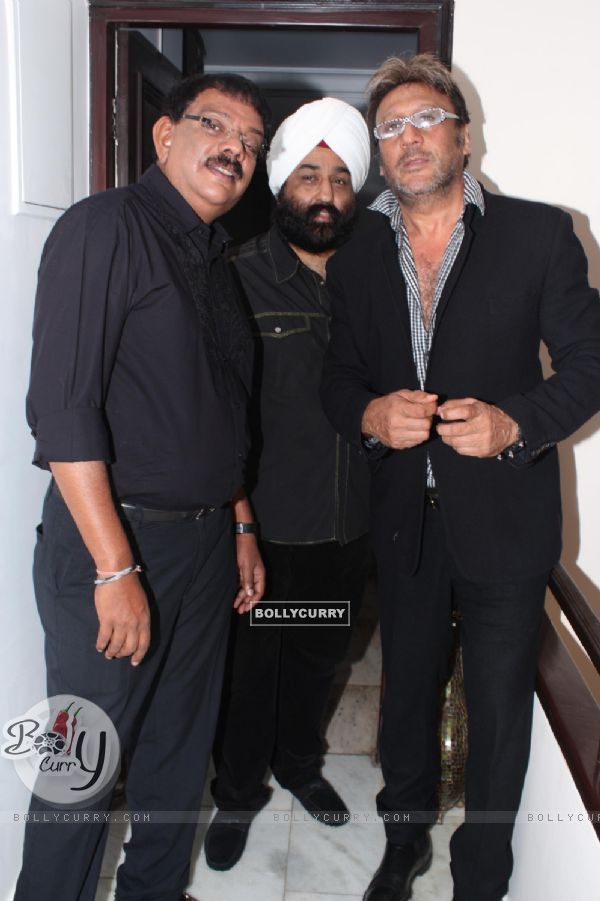 Jackie Shroff, Priyadarshan, Bonny Duggal at Bonny Duggal's party to honour Director Priyadarshan