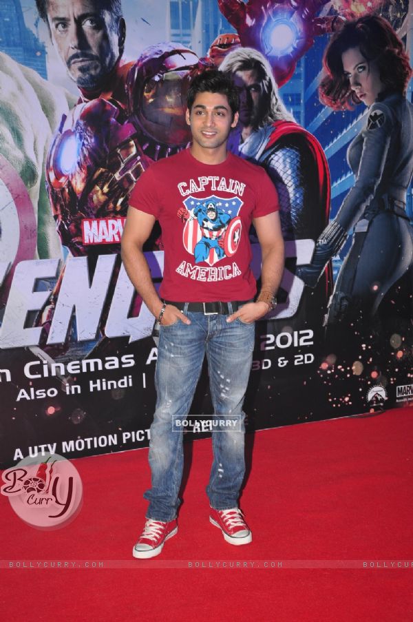 Ruslaan Mumtaz at Avengers Premiere At PVR Juhu, Mumbai
