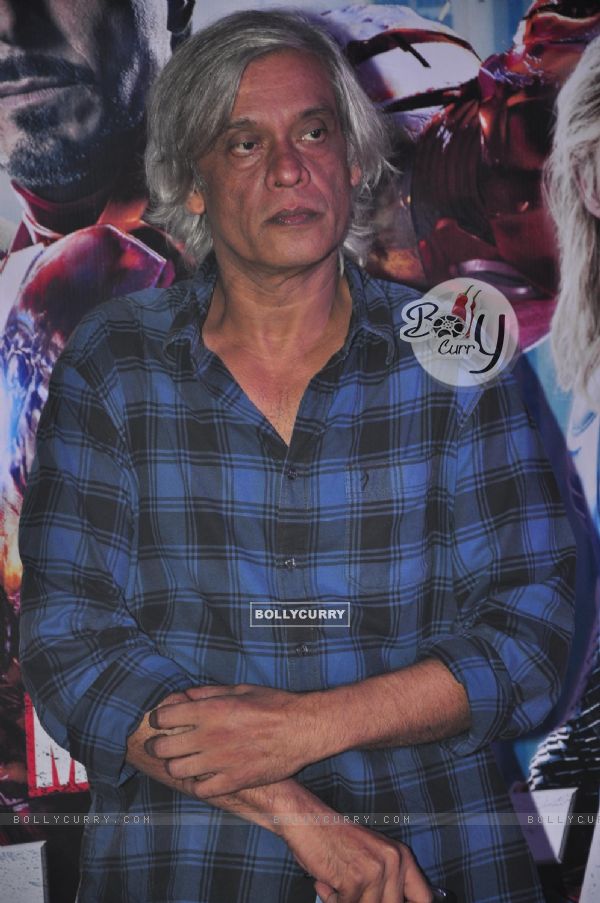 Sudhir Mishra at Avengers Premiere At PVR Juhu, Mumbai