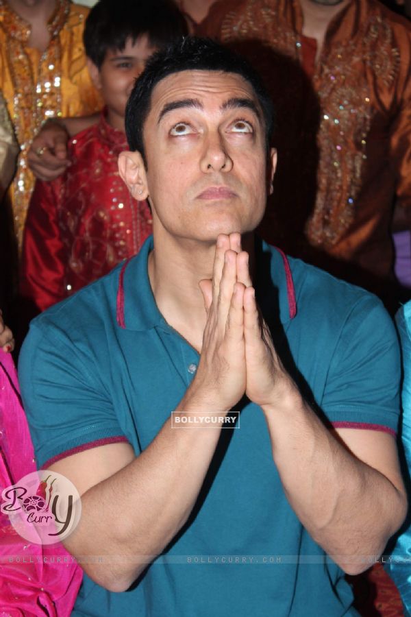 Aamir Khan promotes Satyamev Jayate on star plus serial Diya Aur Baati Hum
