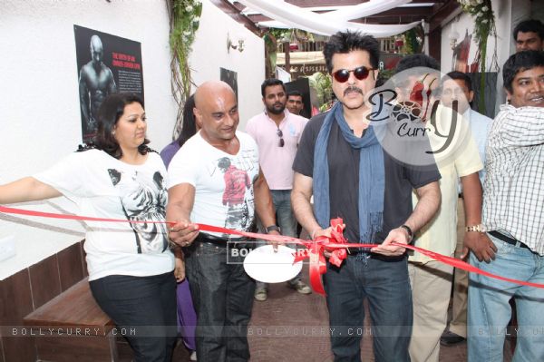 Actor Anil Kapoor inaugurating Sanjeev Chaddha's Red Gym in Mumbai