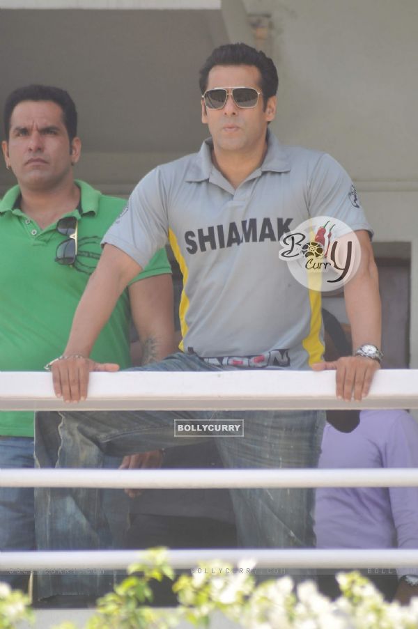 Actor Salman Khan at the Junnon match organised by Roataract Club of HR College in Mumbai