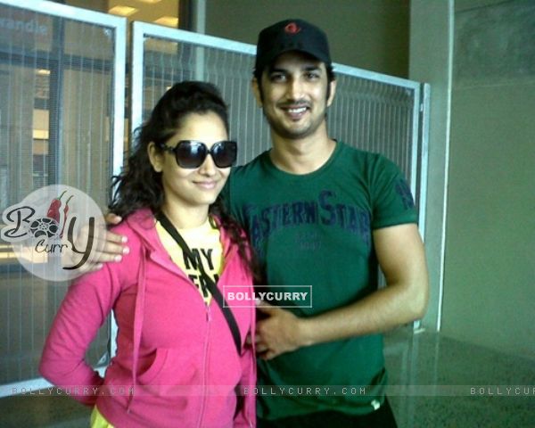 Ankita Lokhande and Sushant Singh Rajput At South Africa