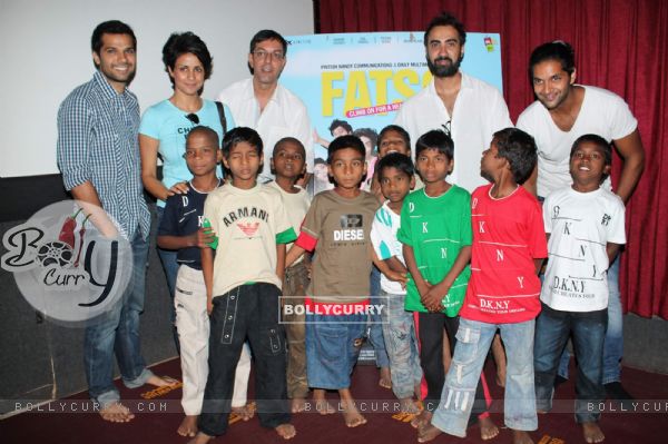 Purab Kohli, Ranvir Shorey, Rajat Kapoor, Gul Panag at Fatso special screening for kids