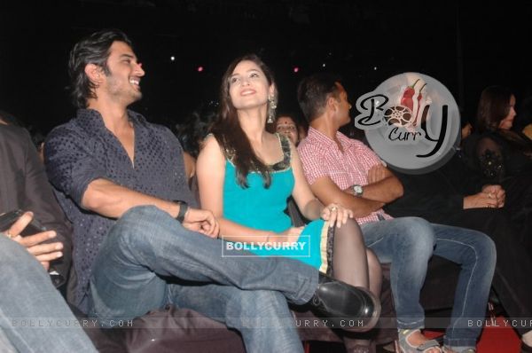 Ankita Lokhande, Sushant Singh Rajput At Gold Awards 2010