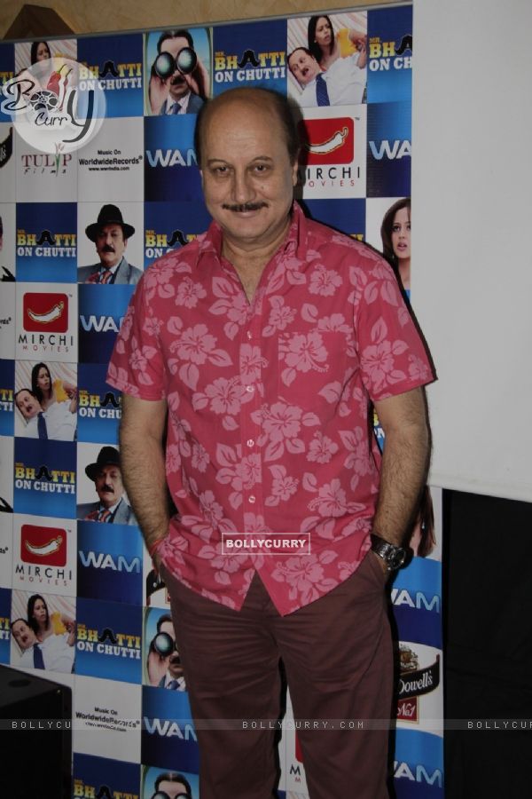 Anupam Kher at film Bhatti on Chutti music launch in Mumbai