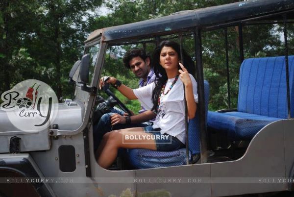 Jennifer Winget shooting for a movie