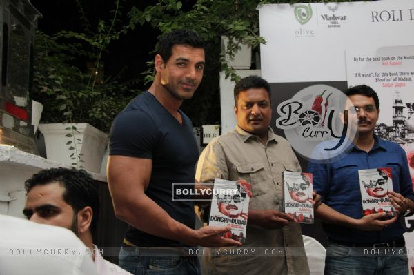 John Abraham & Sanjay Gupta launch book Dongri to Dubai by Hussain Zaidi