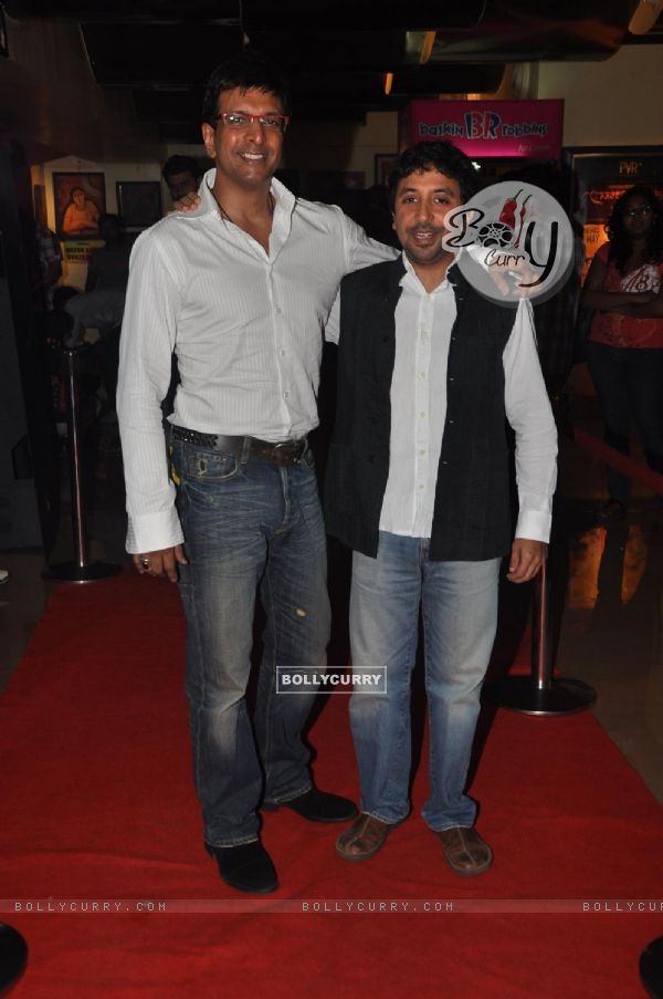 Javed Jaffrey and Ashvin Kumar at Premiere of movie 'The Forest'