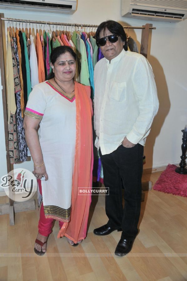 Anjana Adhikaari and Gautam Adhikaari at Urvee Adhikaari's new collection for Canvas-Summer