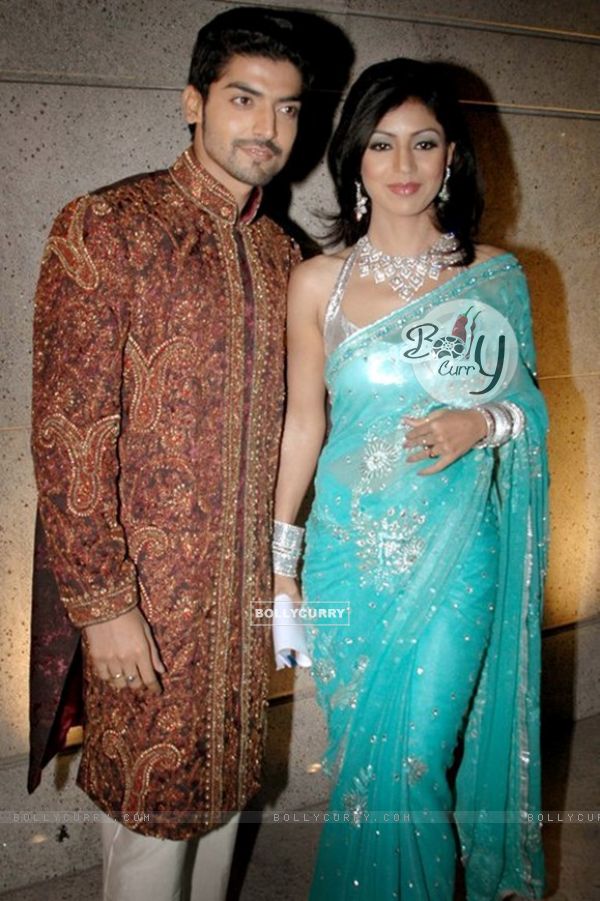 Debina and Gurmeet in a party