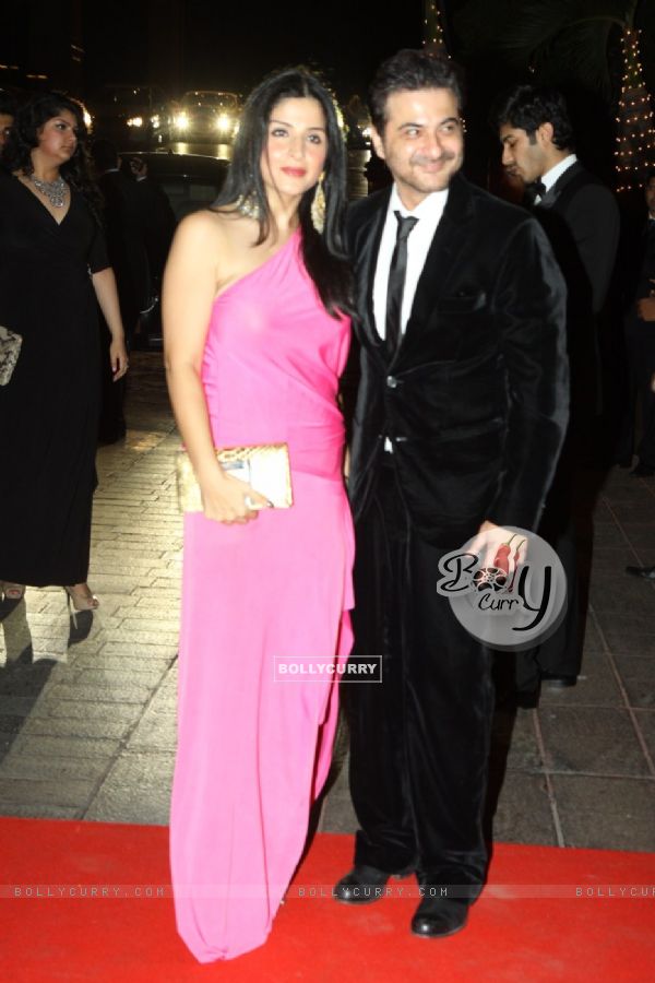 Sanjay Kapoor with wife`Maheep at Karan Johar's 40th Birthday Party