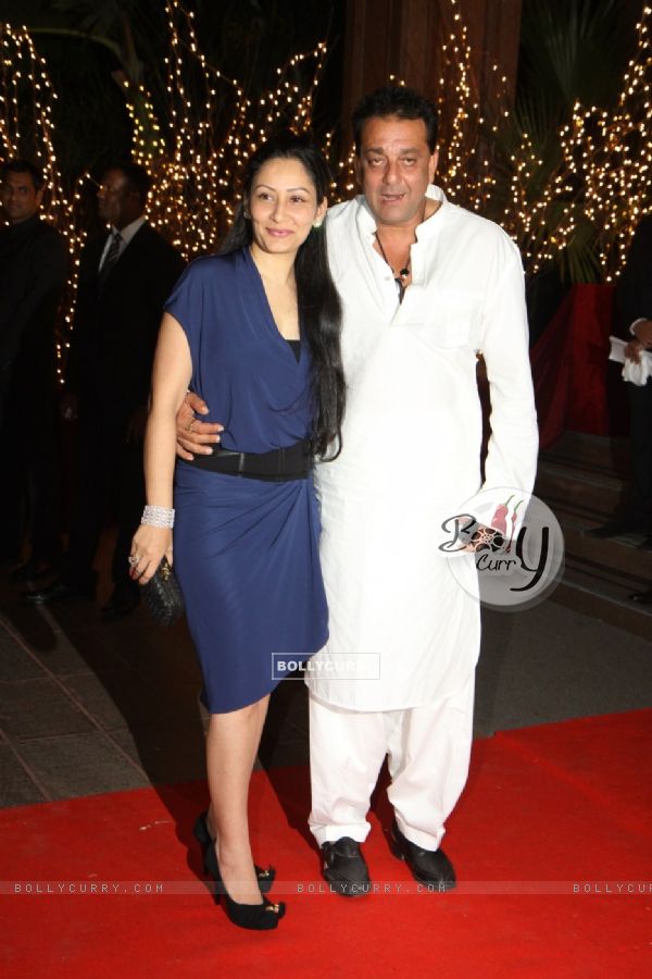 Sanjay Dutt with wife Manyata at Karan Johar's 40th Birthday Party