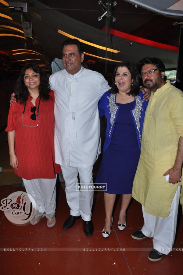 Bela Segal, Boman, Farah Khan & Sanjay at First look launch of film Shirin Farhad Ki To Nikal Padi
